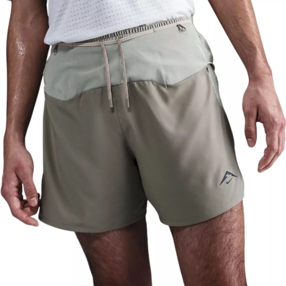 Nike Trail Second Sunrise Men's Dri-FIT ADV Brief-Lined Running Shorts - Army